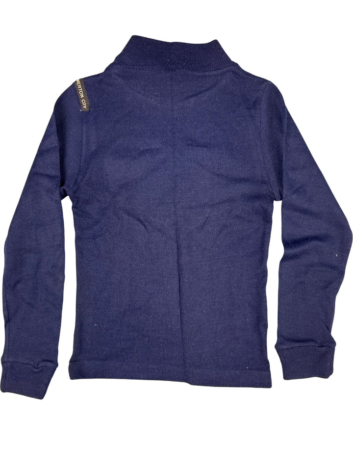 1970s Navy Boys Brigade Jumper with Badge Detail - Age 6/7 - Think Vintage ltd