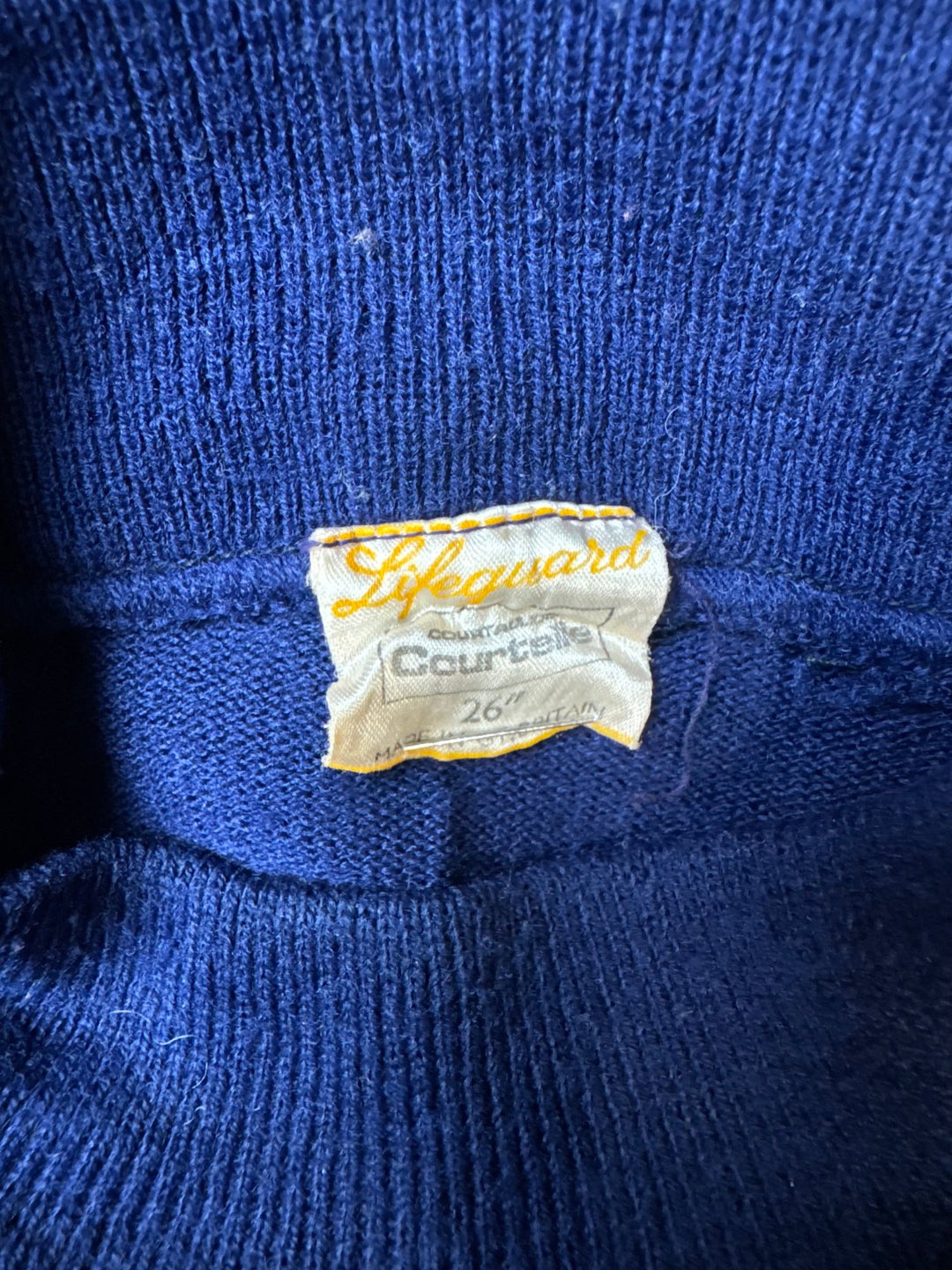 1970s Navy Boys Brigade Jumper with Badge Detail - Age 6/7 - Think Vintage ltd