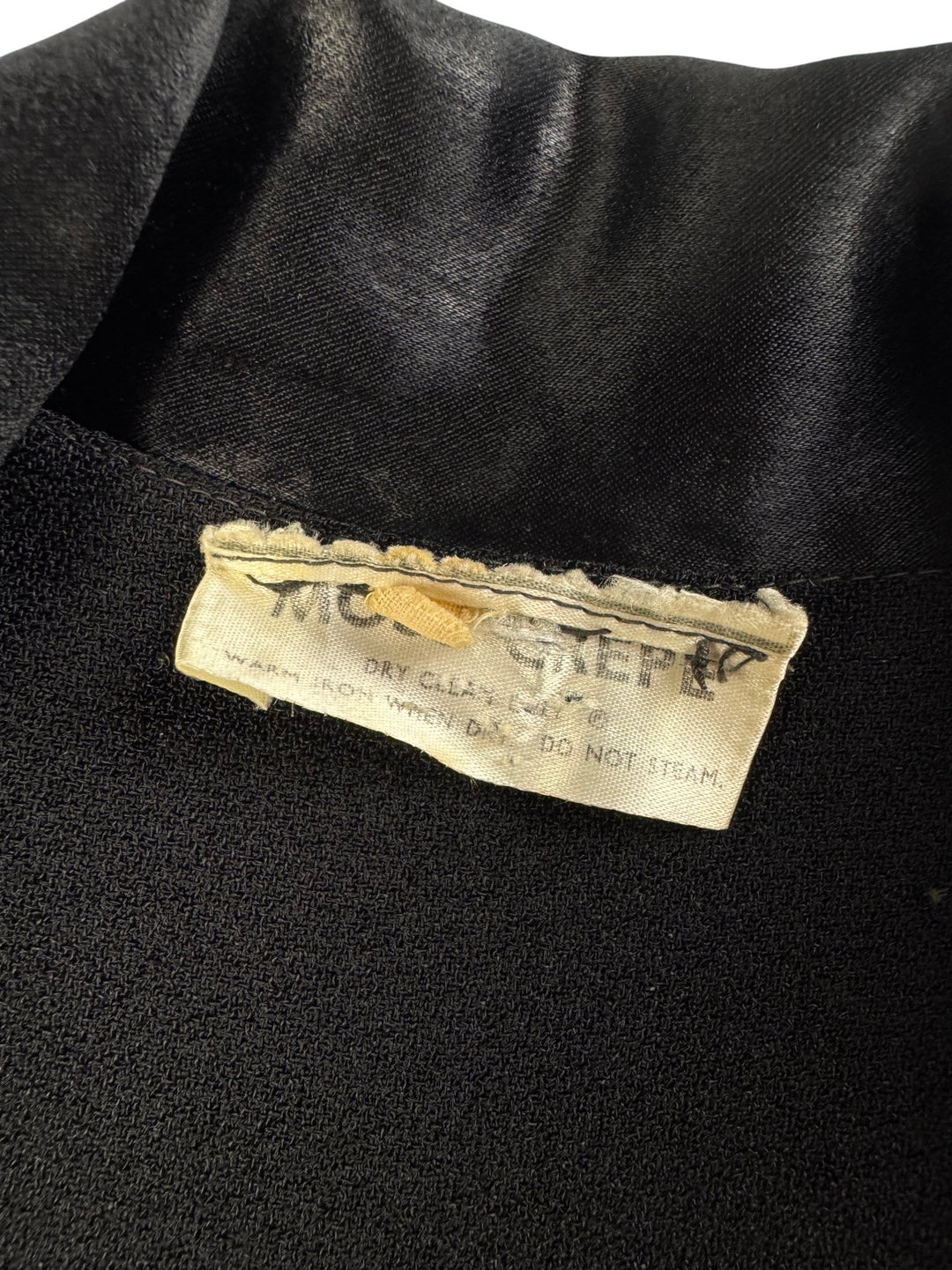 1970s Ozzie Clark Black Long Sleeve Dress *See Description* - S - Think Vintage Online Ltd