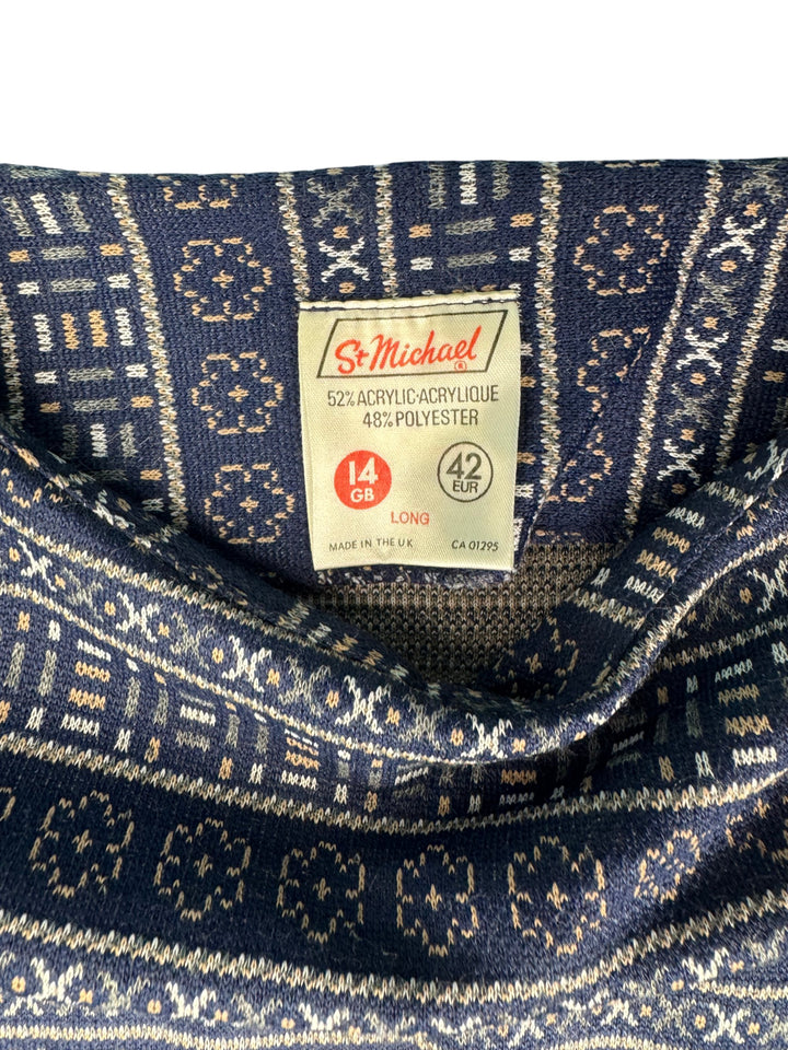 1970s Patterned Tabard - M - Think Vintage