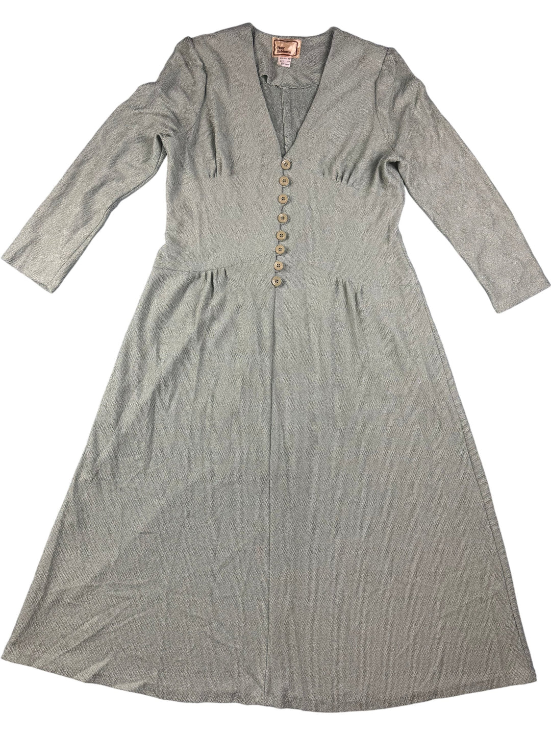 1970s Peter Robinson Long Sleeve Dress - XL - Think Vintage