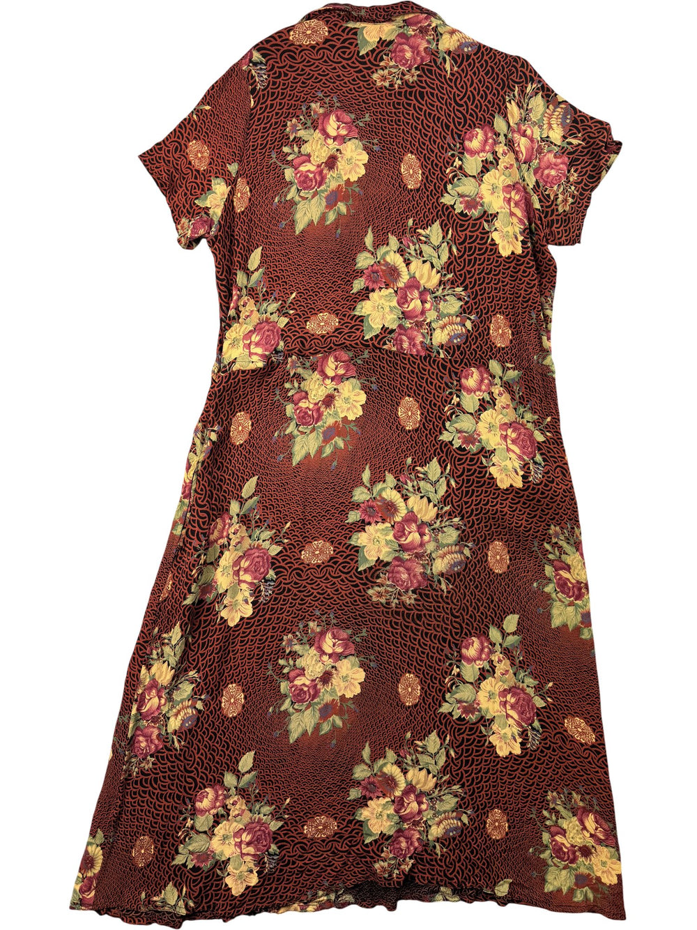 1970s Radley by Carla Bower Floral Dress - S - Think Vintage Online Ltd