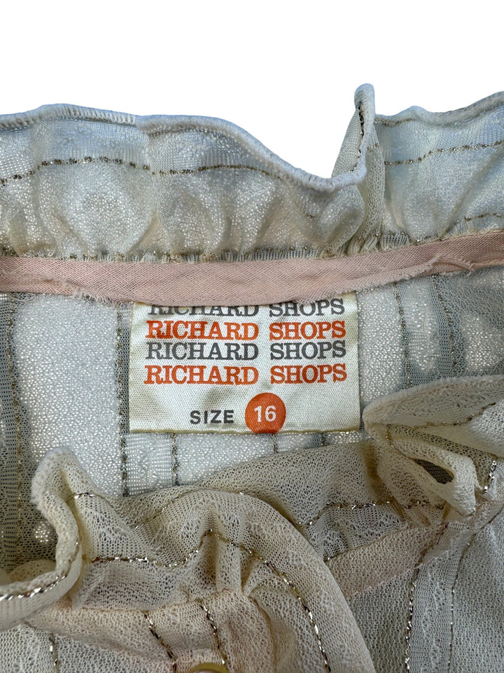 1970s Richard Shops Sheer Blouse - S