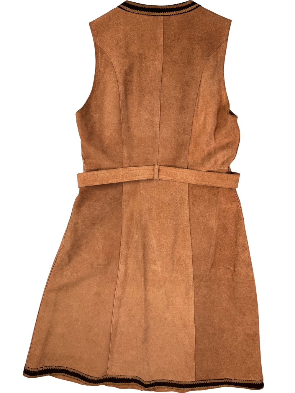 1970s Spinney Suede Waistcoat - S - Think Vintage