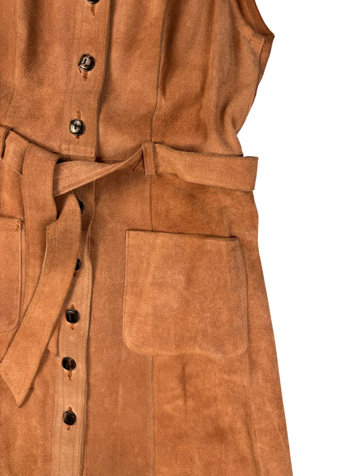 1970s Spinney Suede Waistcoat - S - Think Vintage