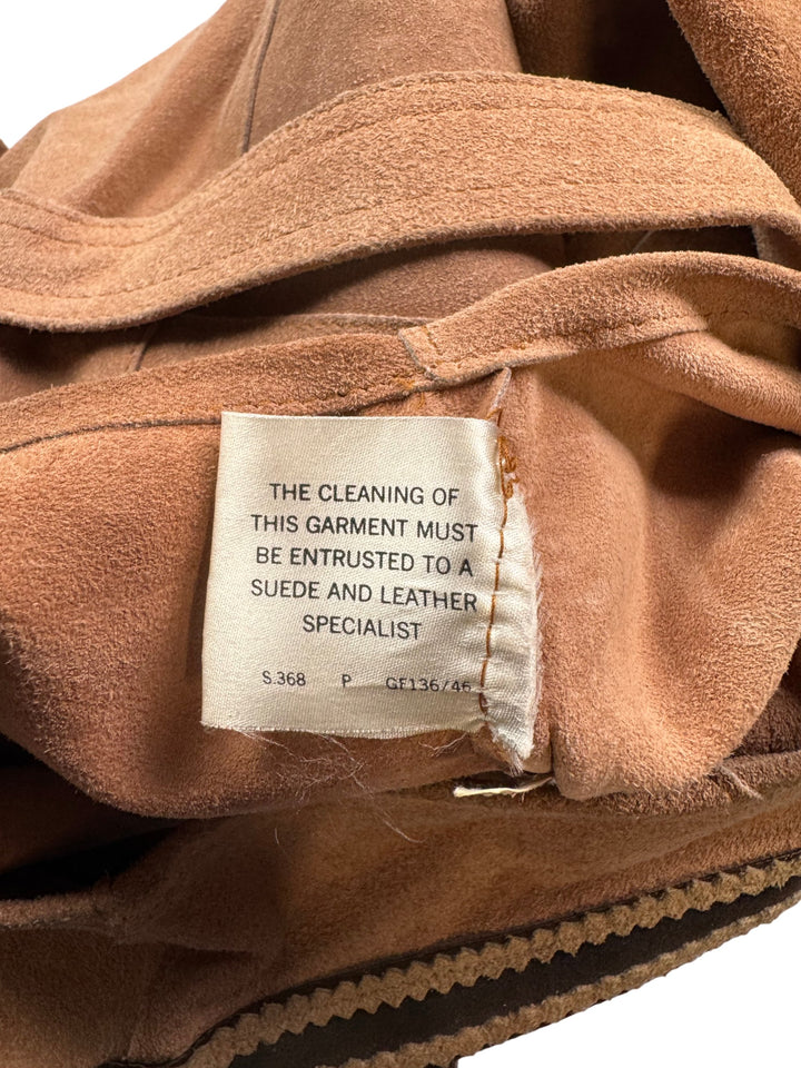 1970s Spinney Suede Waistcoat - S - Think Vintage