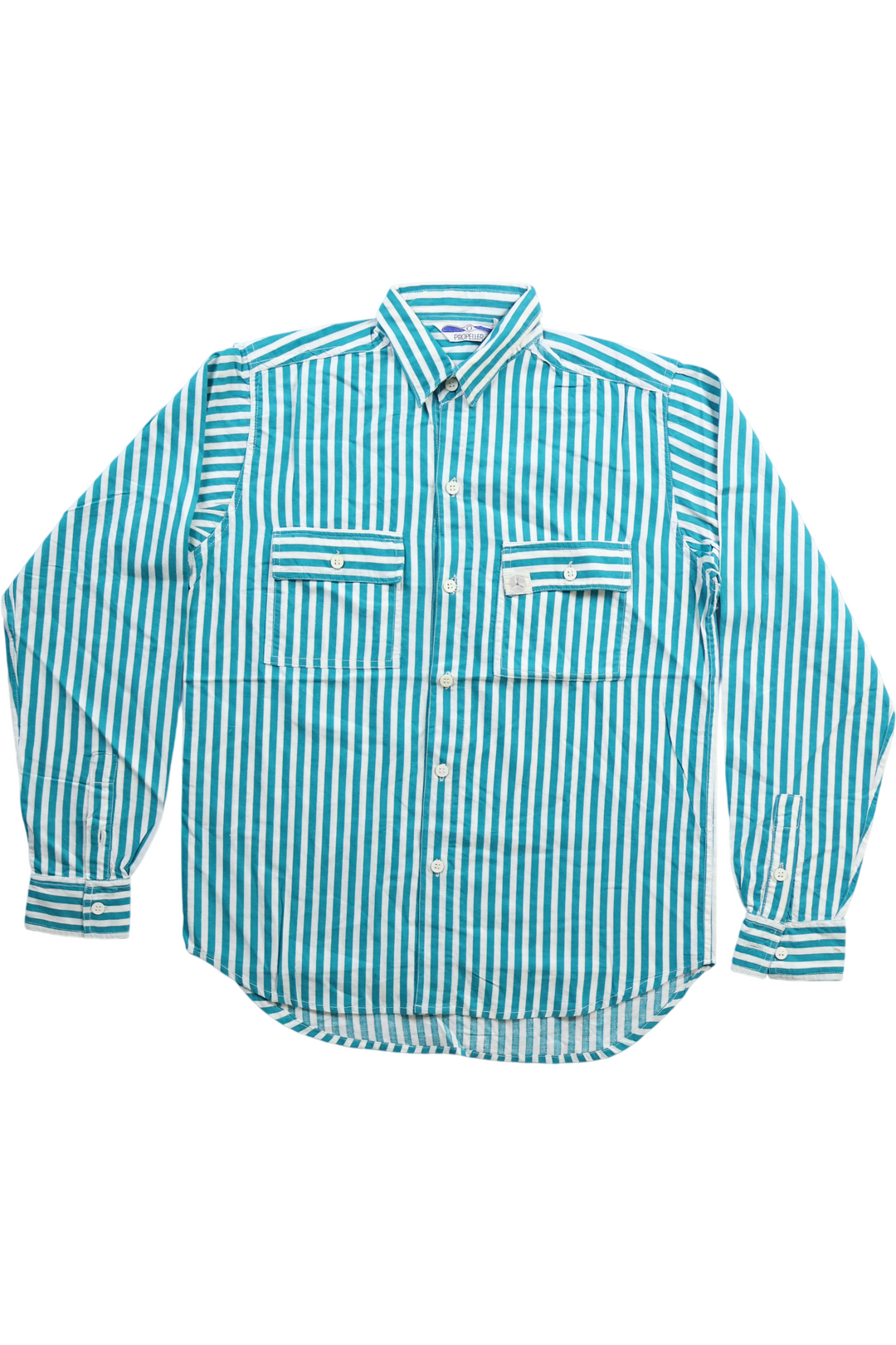 1970s Striped Long Sleeve Shirt - Think Vintage