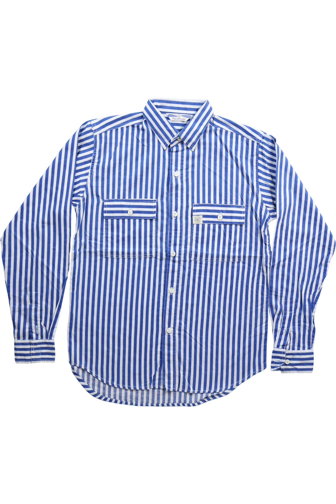 1970s Striped Long Sleeve Shirt - Think Vintage