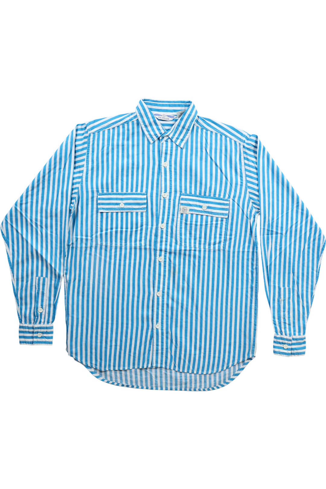 1970s Striped Long Sleeve Shirt - Think Vintage ltd