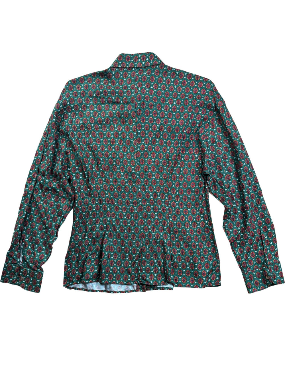 1970s United Colors Of Benetton Long Sleeve Blouse - S - Think Vintage ltd