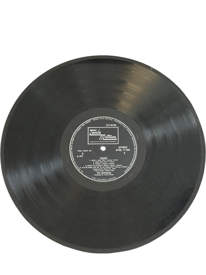 1971 Supremes Touch Vinyl Record - Very Good - Think Vintage ltd