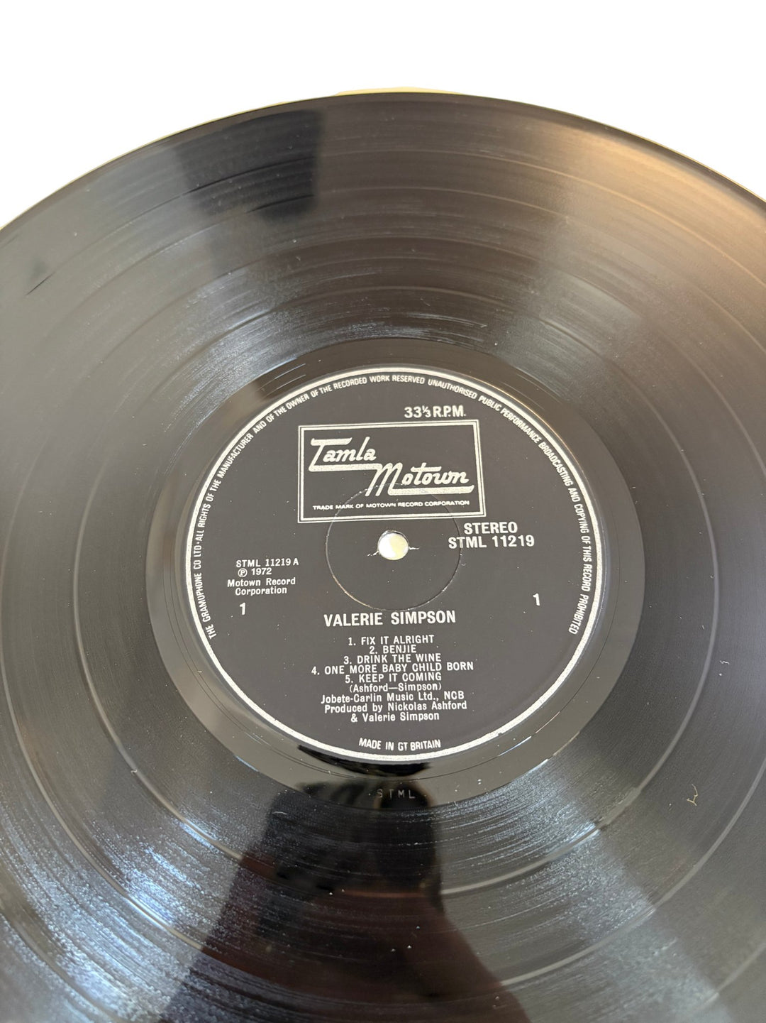 1972 Valerie Simpson Album Tamla Motown - Very Good - Think Vintage ltd