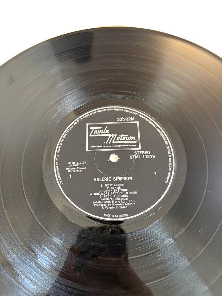1972 Valerie Simpson Album Tamla Motown - Very Good - Think Vintage ltd