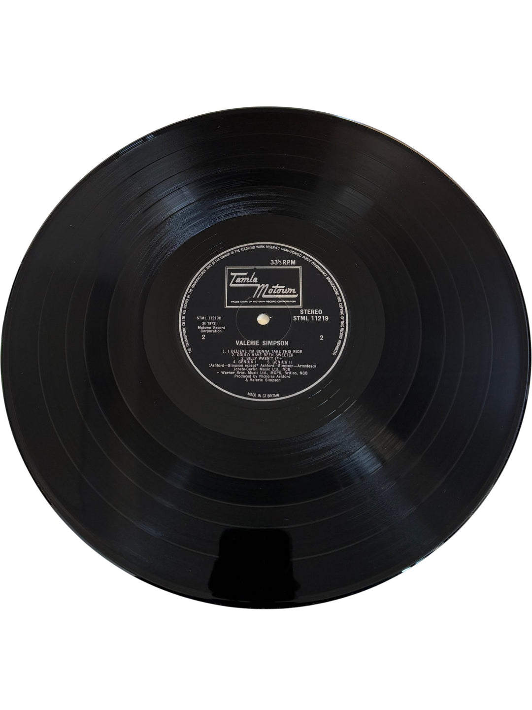 1972 Valerie Simpson Album Tamla Motown - Very Good - Think Vintage ltd