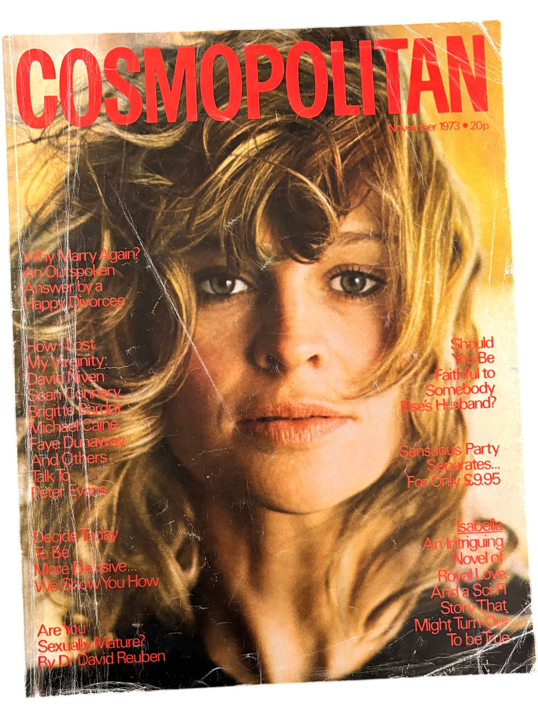1973 Cosmopolitan Magazine November Issue - Think Vintage ltd