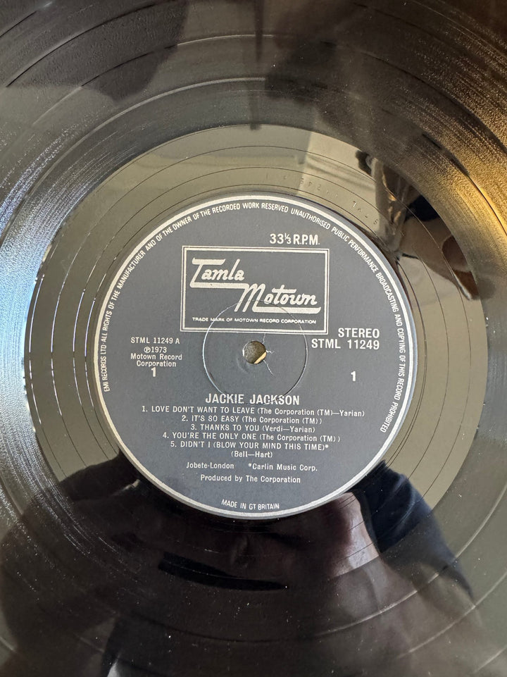 1973 Jackie Jackson Tamla Motown Vinyl - Very Good - Think Vintage ltd