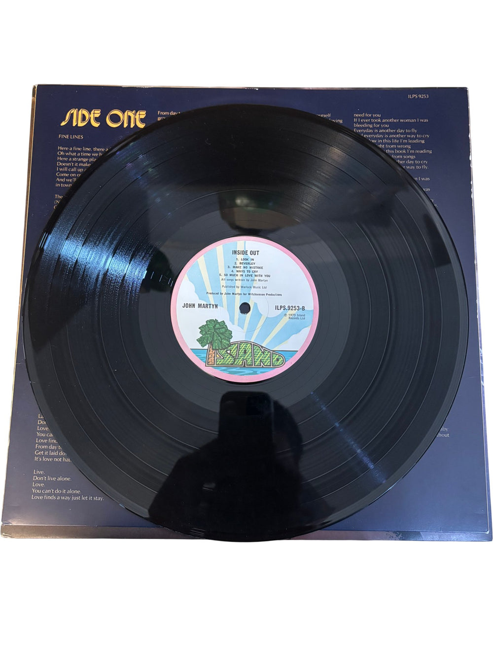 1973 John Martyn Inside Out Vinyl - Good - Think Vintage ltd