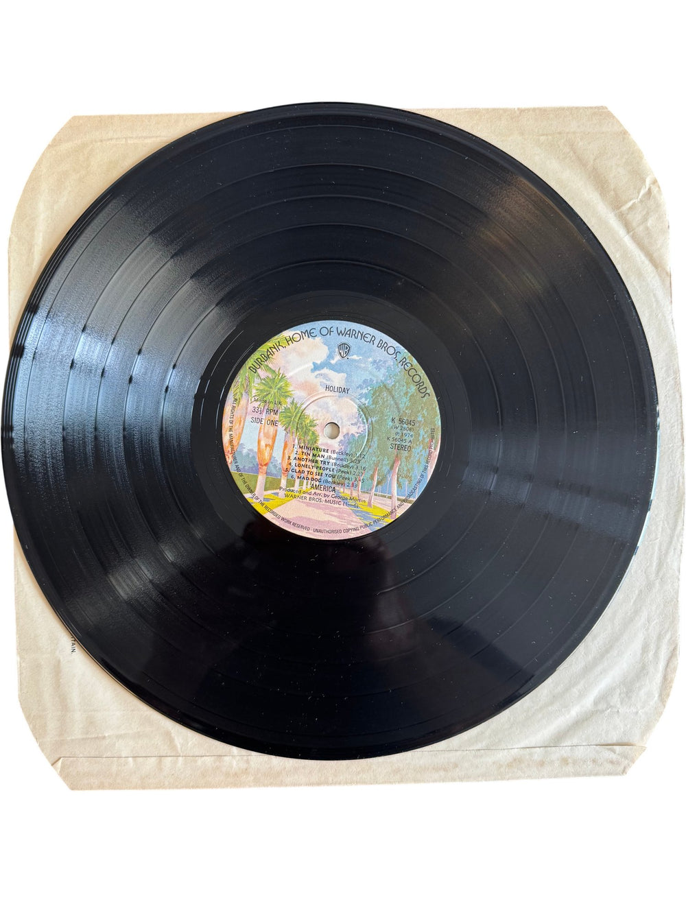1974 America Holiday Vinyl Record - Good - Think Vintage ltd