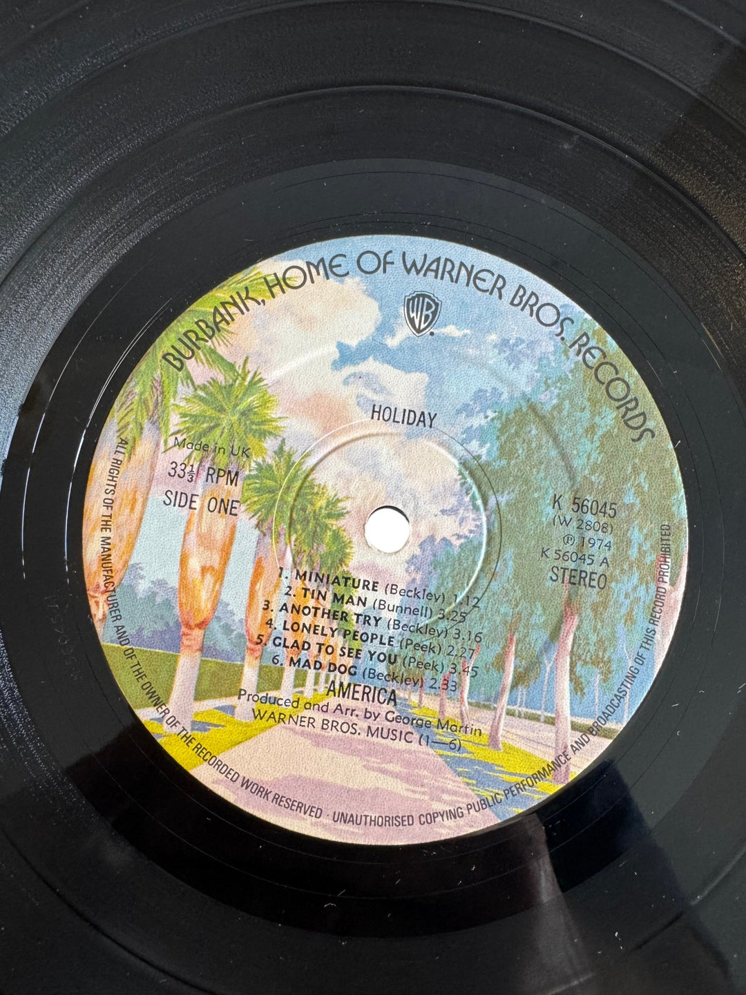 1974 America Holiday Vinyl Record - Good - Think Vintage ltd