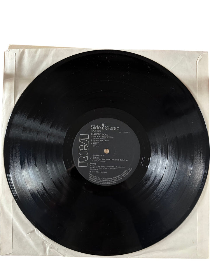 1974 Bowie Diamond Dogs Vinyl - NM/Mint - Think Vintage ltd