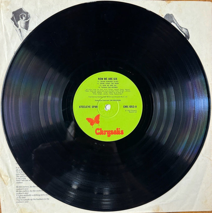 1974 Steeleye Span Now We Are Six Vinyl - Good