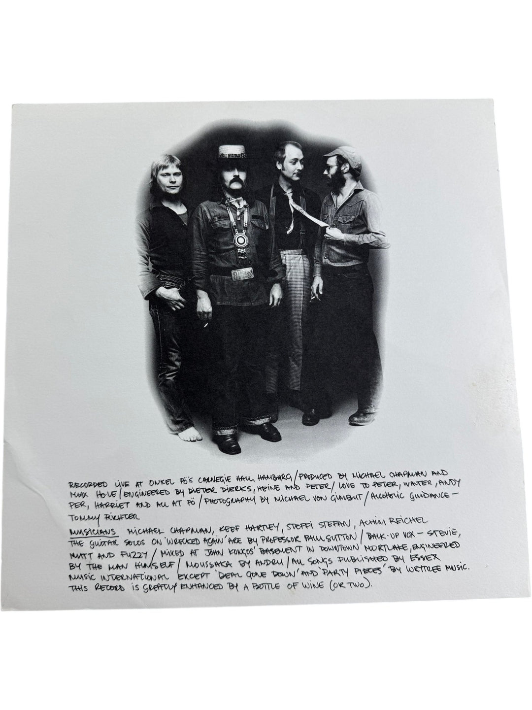 1975 Michael Chapman Pleasures Of The Street Vinyl - Good