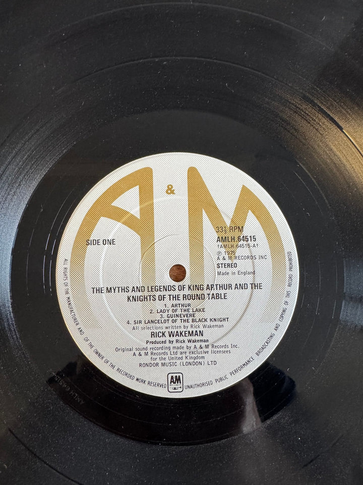 1975 Rick Wakeman Vinyl The Myths and Legends of King Arthur - Fair - Think Vintage ltd