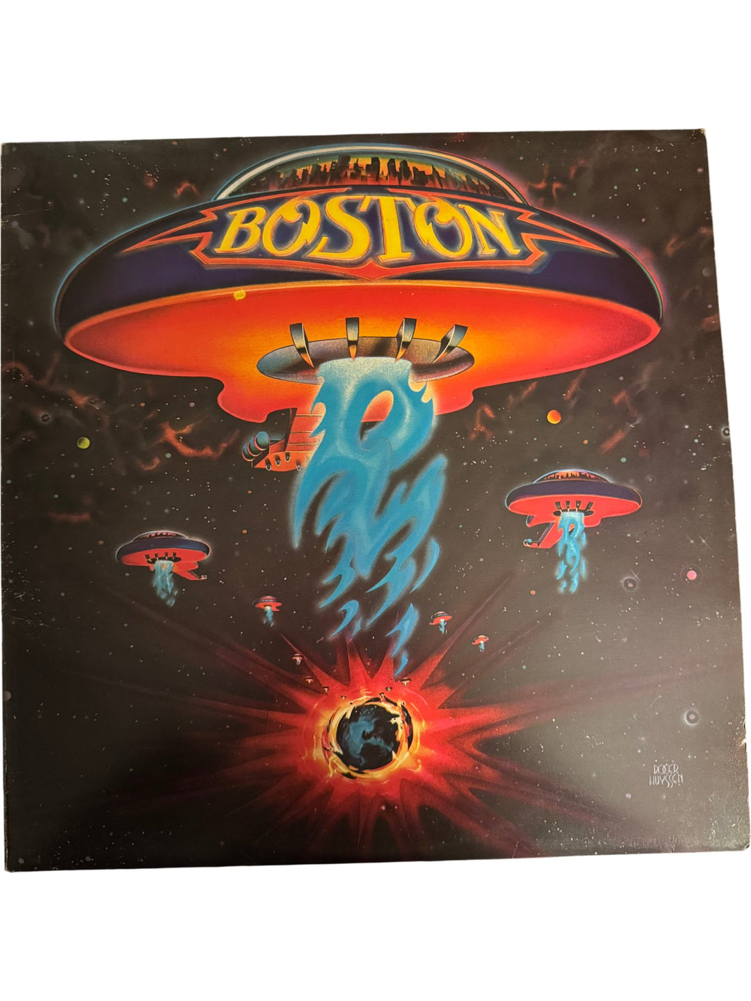 1976 Boston Self-Titled Vinyl Record - Good - Think Vintage ltd