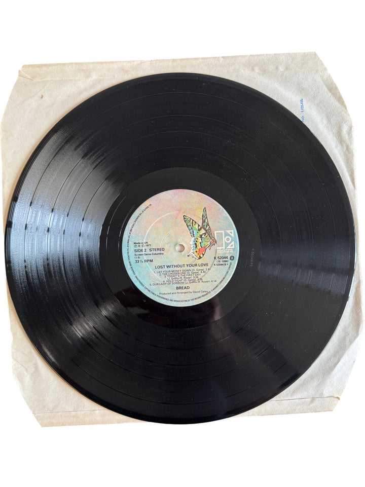 1977 Bread Lost Without Your Love Vinyl LP - Good - Think Vintage ltd