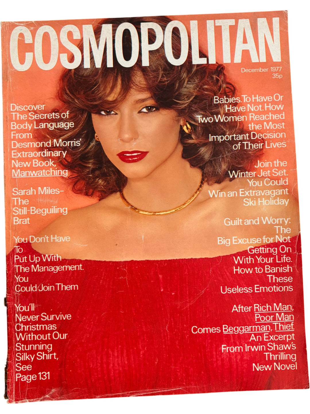 1977 Cosmopolitan Magazine December Issue - Think Vintage ltd