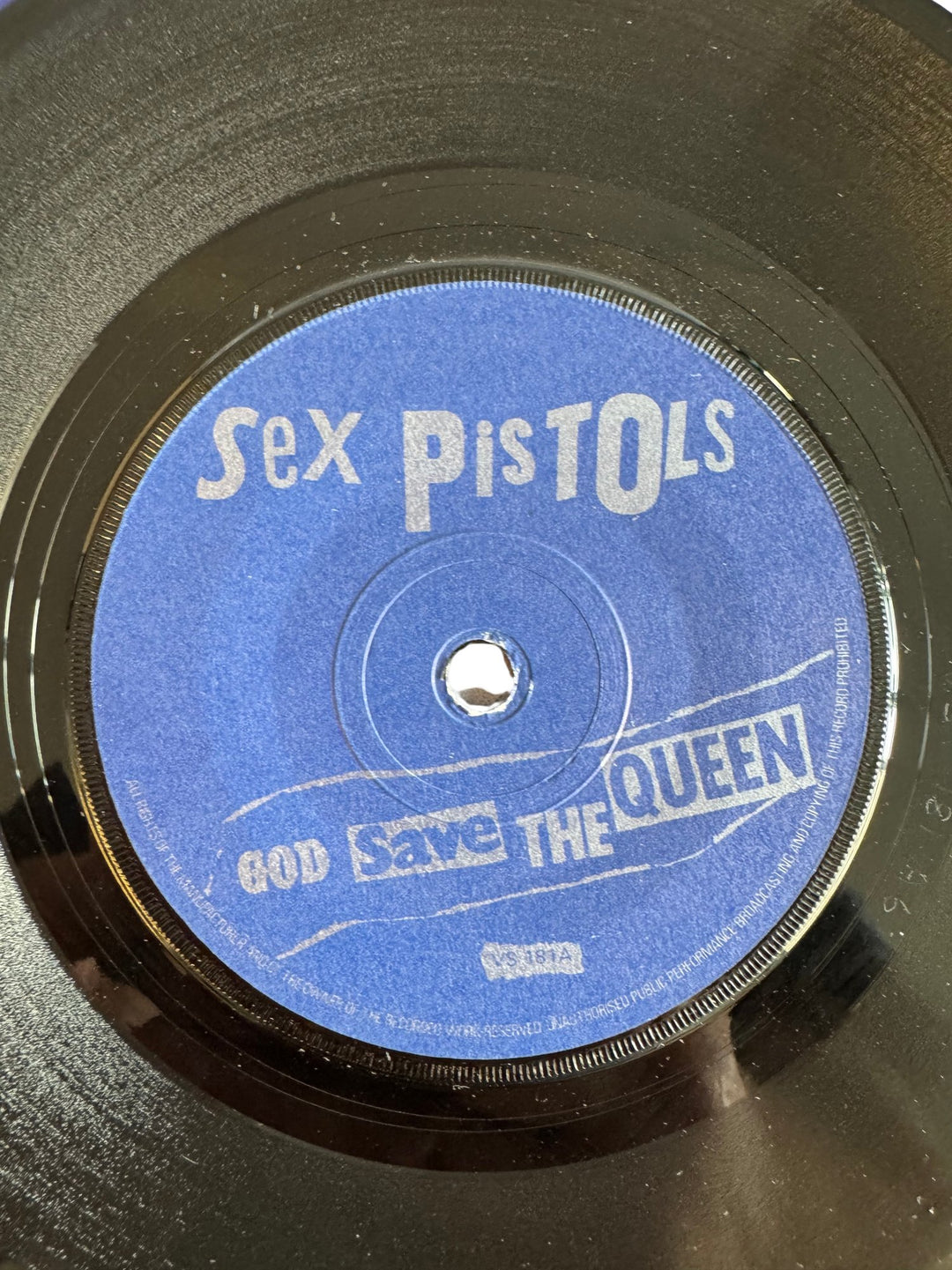 1977 Sex Pistols God Save the Queen Vinyl - Fair - Think Vintage ltd