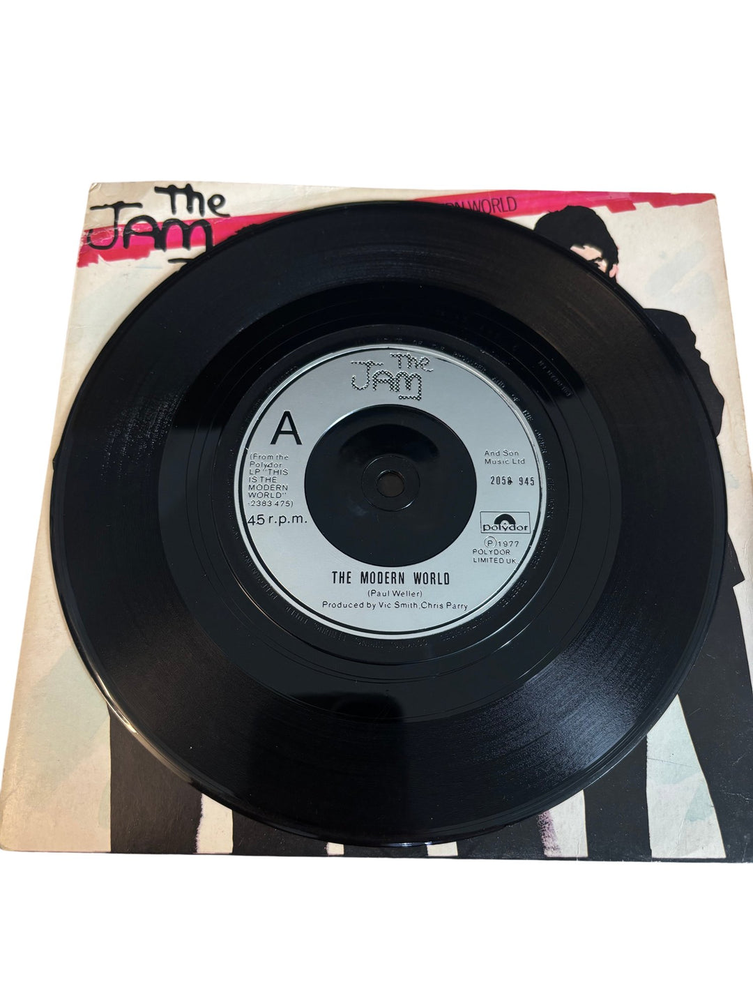 1977 The Jam 'The Modern World' Vinyl Record - Think Vintage ltd
