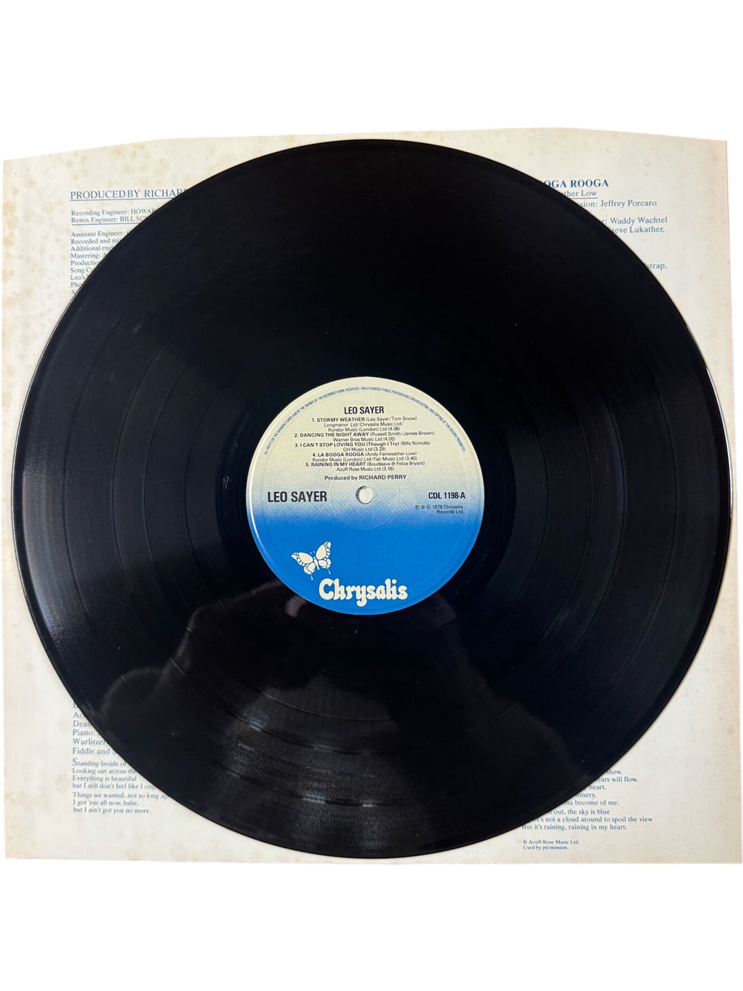 1978 Leo Sayer Vinyl Record - Very Good