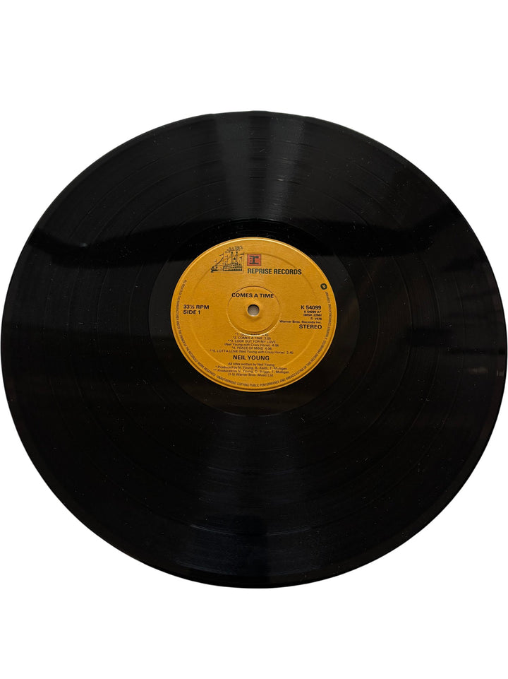 1978 Neil Young Comes A Time Vinyl - Good - Think Vintage ltd