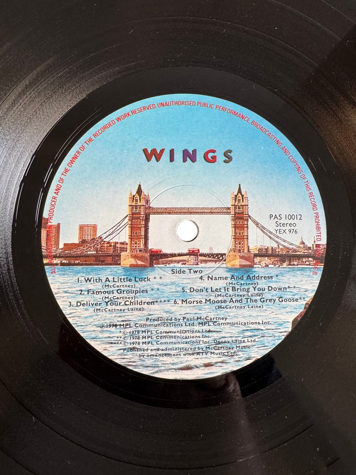 1978 Wings London Town Vinyl LP - Very Good - Think Vintage ltd
