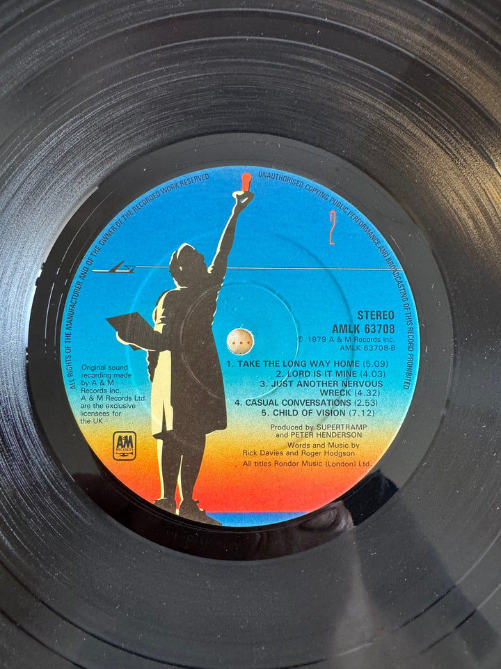 1979 Supertramp Breakfast In America Vinyl - Good - Think Vintage ltd