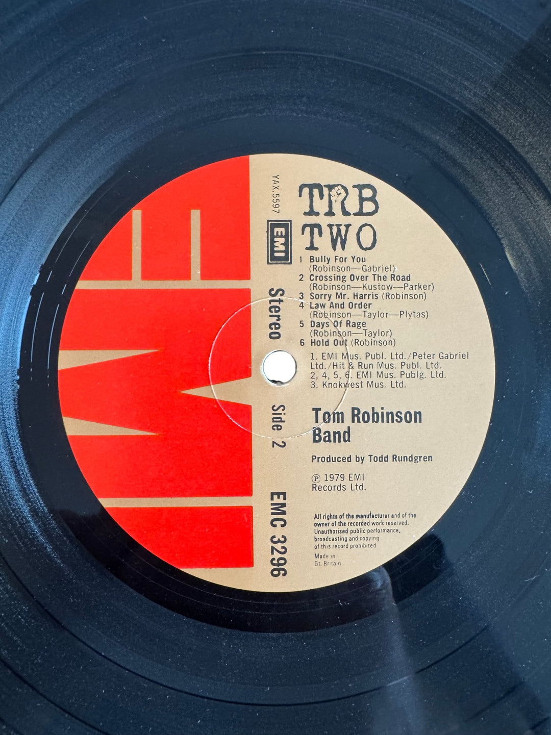 1979 TRB Two Album - Good - Think Vintage ltd