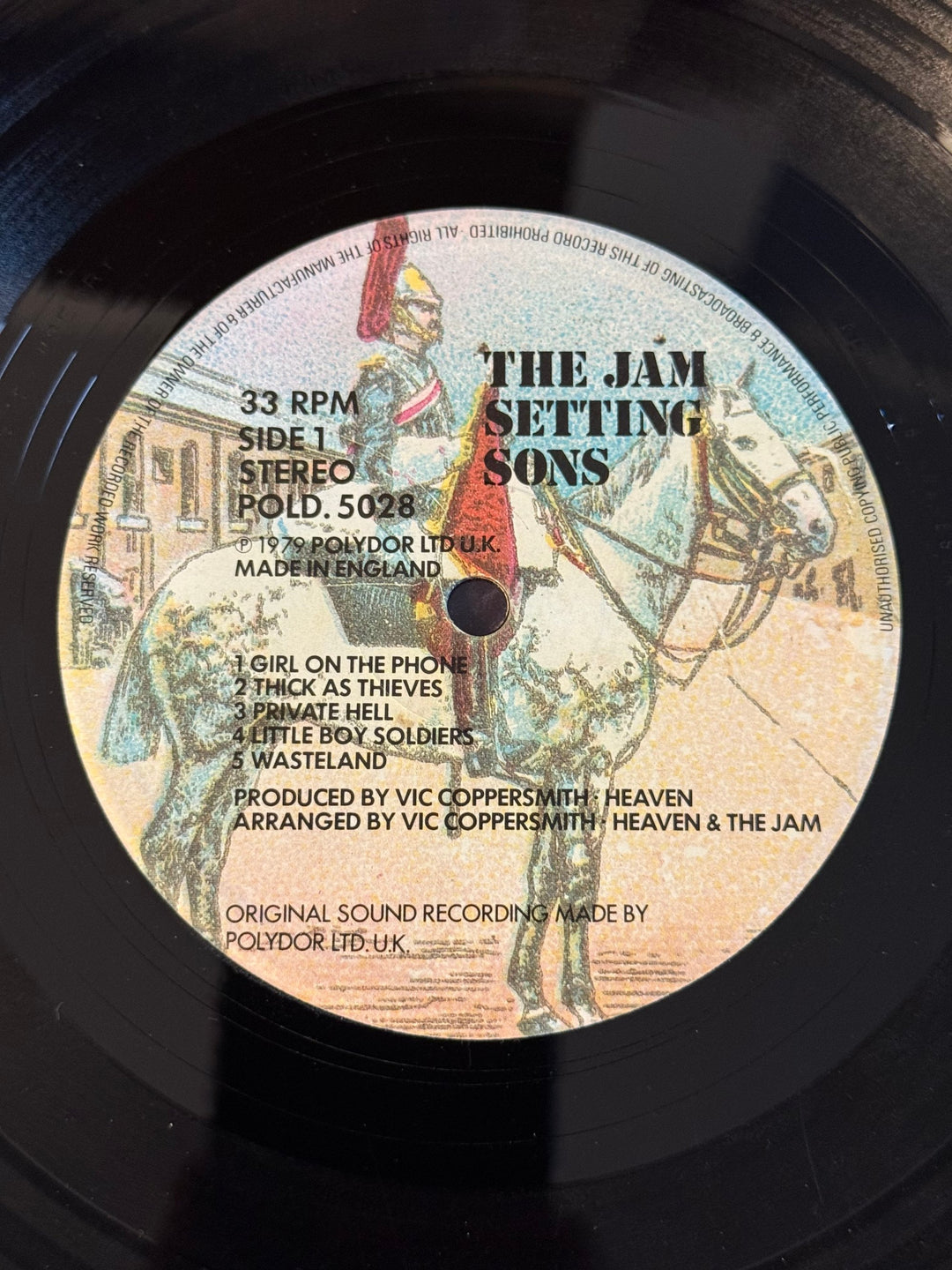 1979 The Jam Setting Sons Vinyl Album