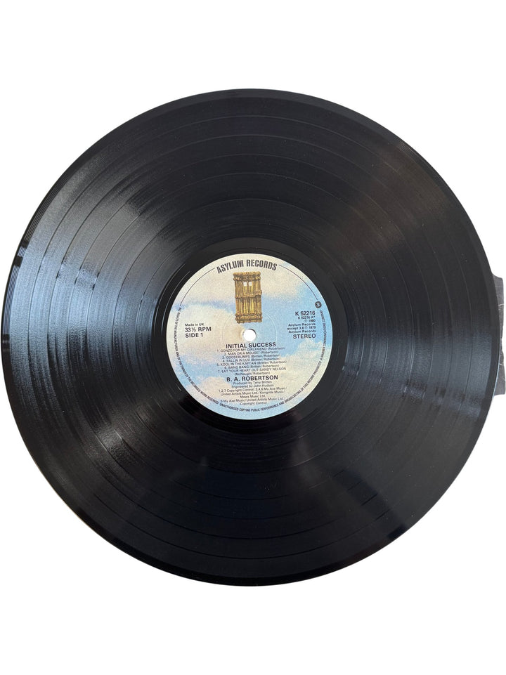1980 B.A. Robertson Initial Success Vinyl - Fair - Think Vintage ltd