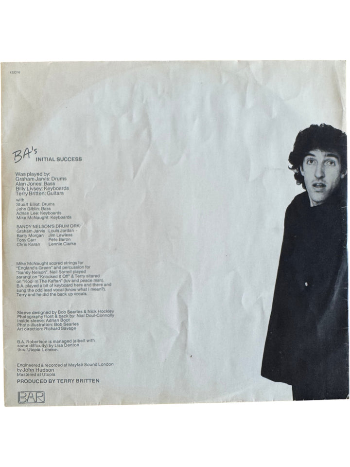 1980 B.A. Robertson Initial Success Vinyl - Fair - Think Vintage ltd