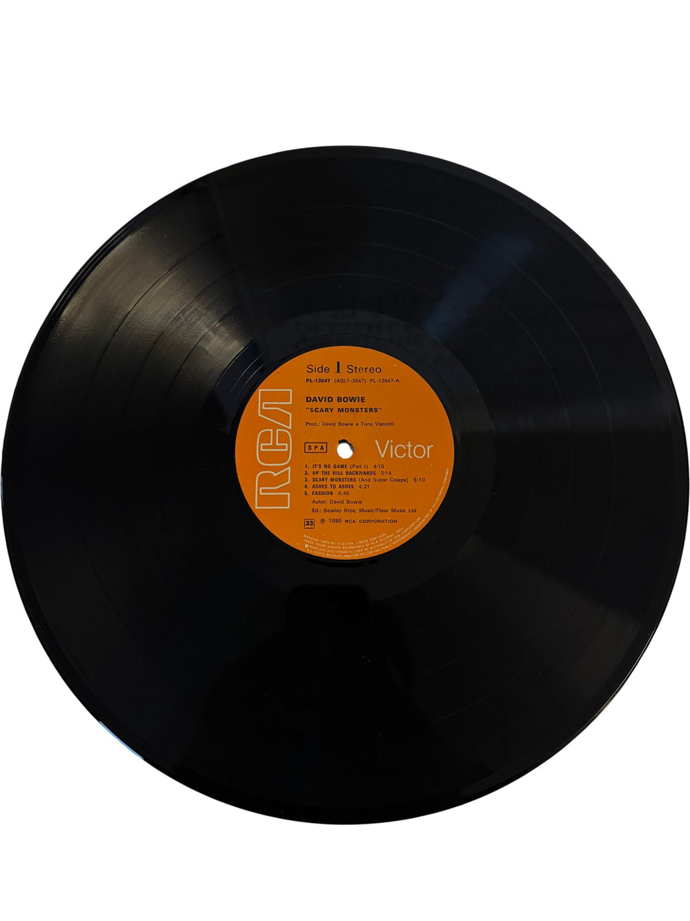 1980 David Bowie Scary Monsters LP - NM/Mint - Think Vintage ltd