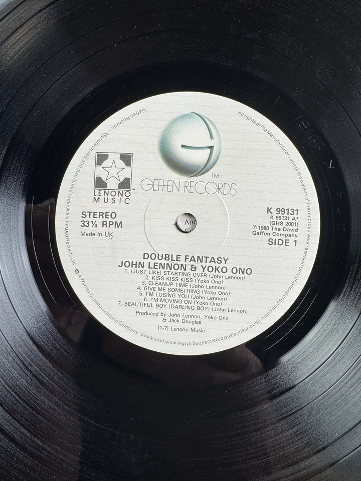 1980 John Lennon Yoko Ono Double Fantasy Vinyl - Good+