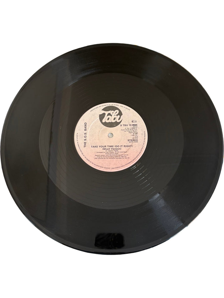 1980 S.O.S. Band 'Take Your Time (Do It Right)' Vinyl - Very Good - Think Vintage ltd