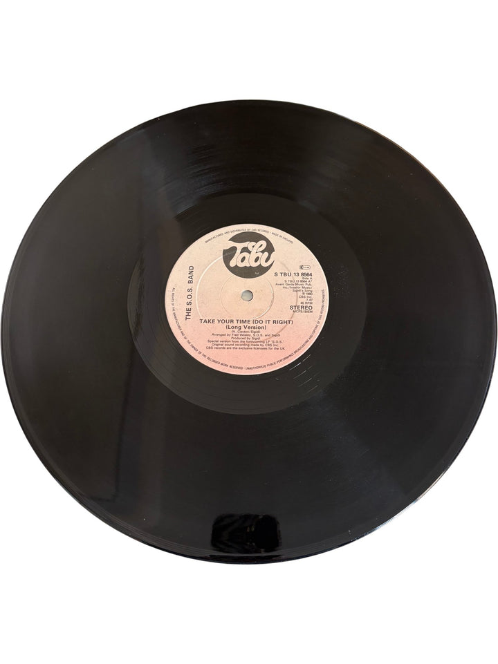 1980 S.O.S. Band 'Take Your Time (Do It Right)' Vinyl - Very Good - Think Vintage ltd