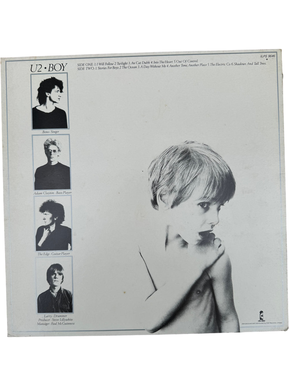 1980 U2 Boy Vinyl Record Album - Think Vintage Online Ltd