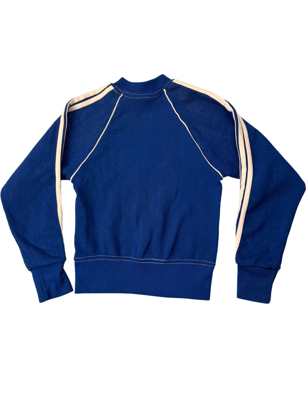 1980s Adidas Blue Logo Sweatshirt - Age 6/7 - Think Vintage ltd