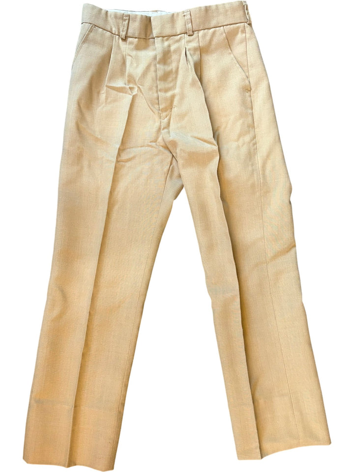 1980s Beige Trousers - Age 10/11 - Think Vintage ltd