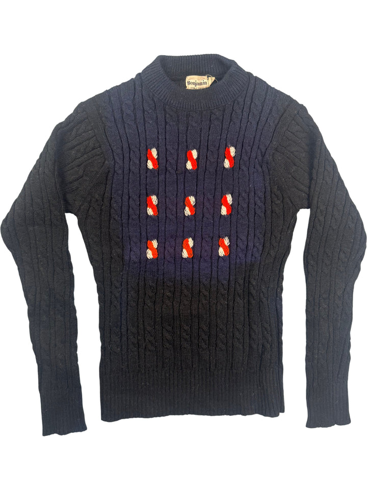 1980s Benjamin Cable Knit Sweater - XS - Think Vintage Online Ltd