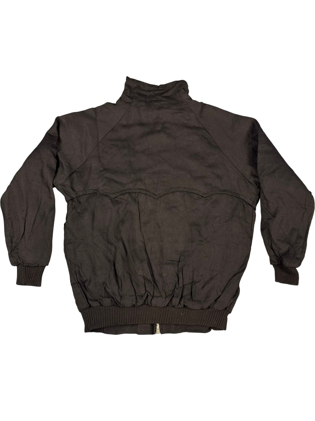 1980s Black Check Lined Sport Jacket - Age 10/11 - Think Vintage ltd