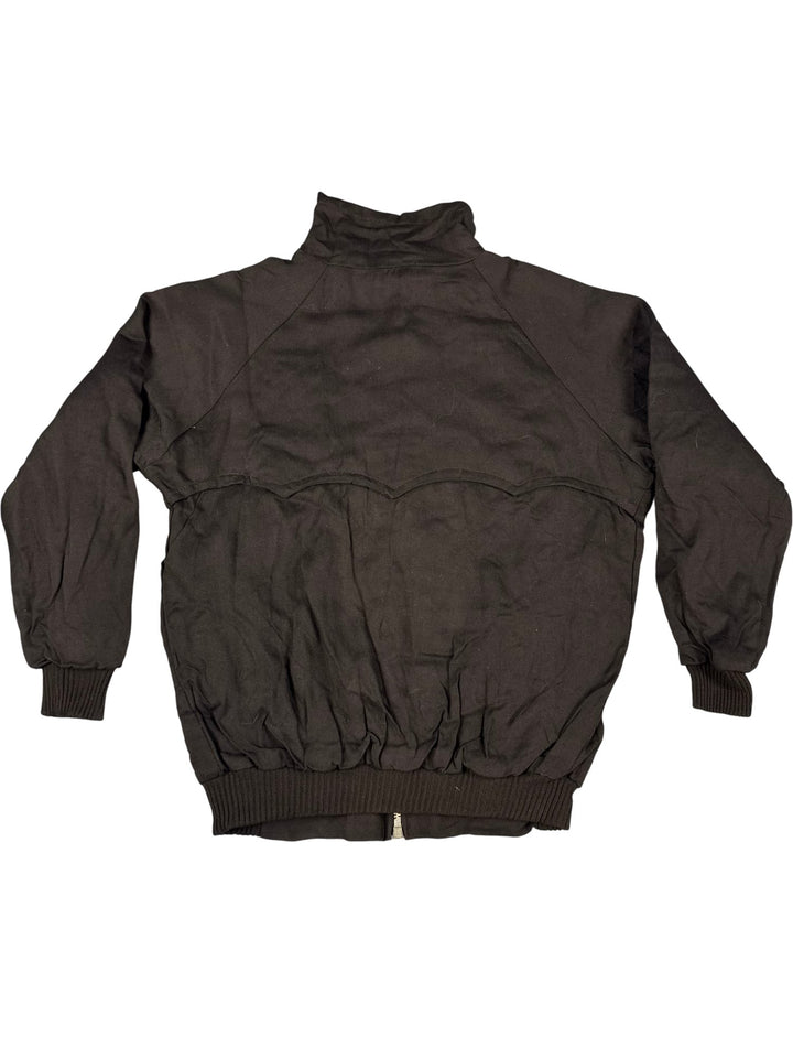 1980s Black Check Lined Sport Jacket - Age 10/11 - Think Vintage ltd